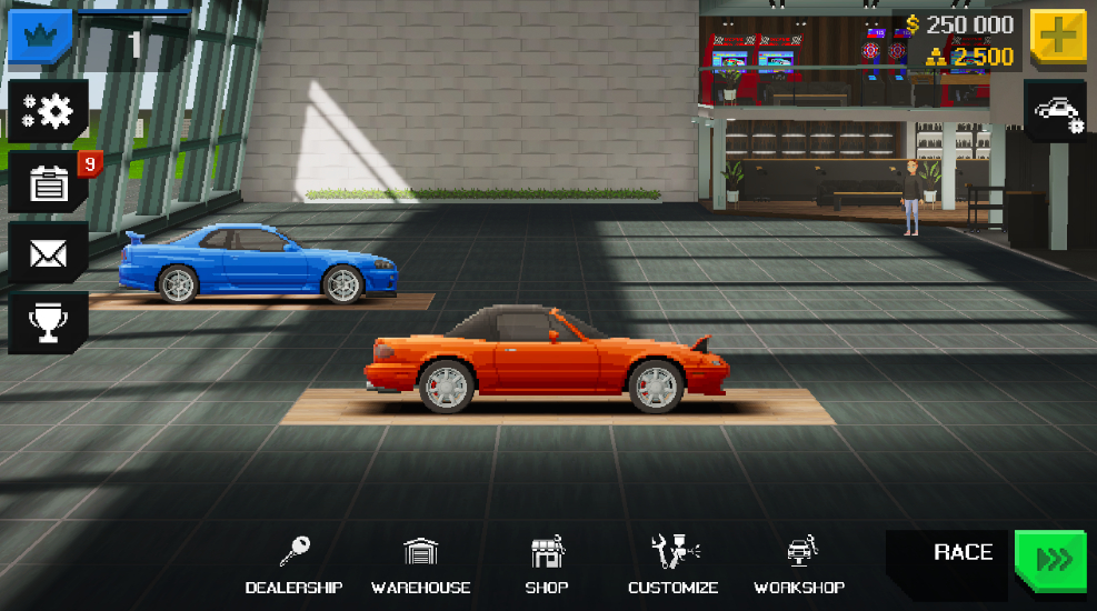 顶点赛车无限金币版截图2