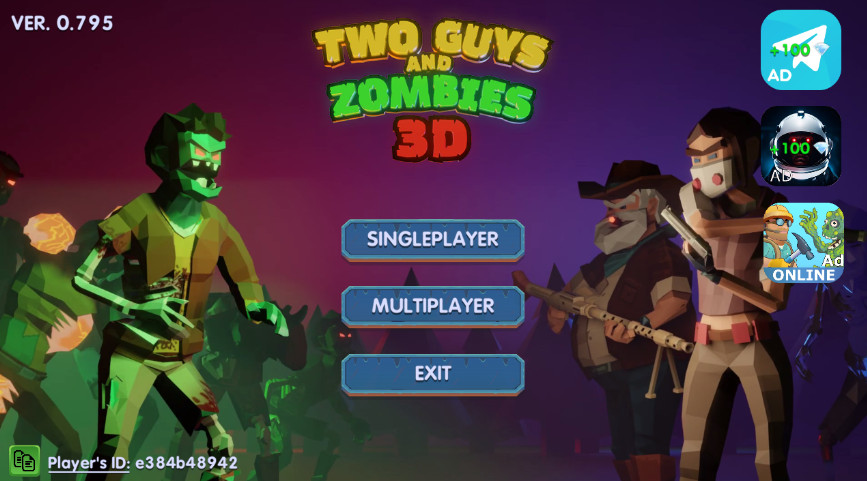 二人大战僵尸two guys and zombies 3d安卓版截图1