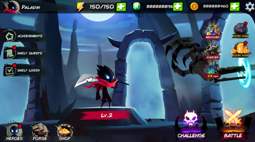 暗影刺客shadow stickman最新版截图2