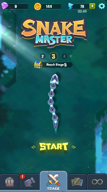 贪吃蛇盘他snake master adventure免广告版截图2