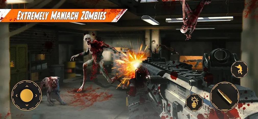 僵尸射击枪战去广告