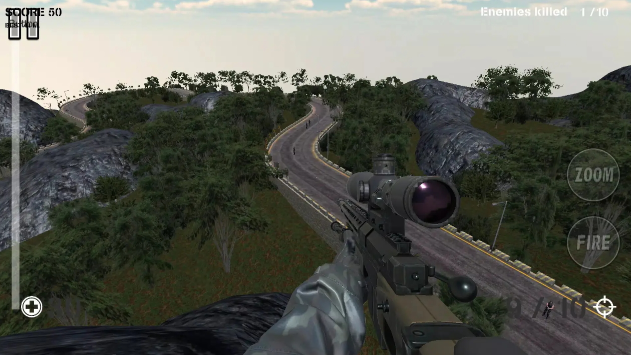 狙击手领地人物无敌版