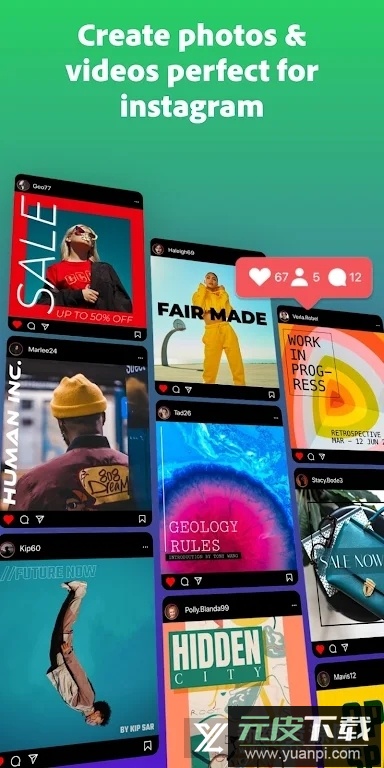 Adobe Express(adobe设计软件手机版app)截图2