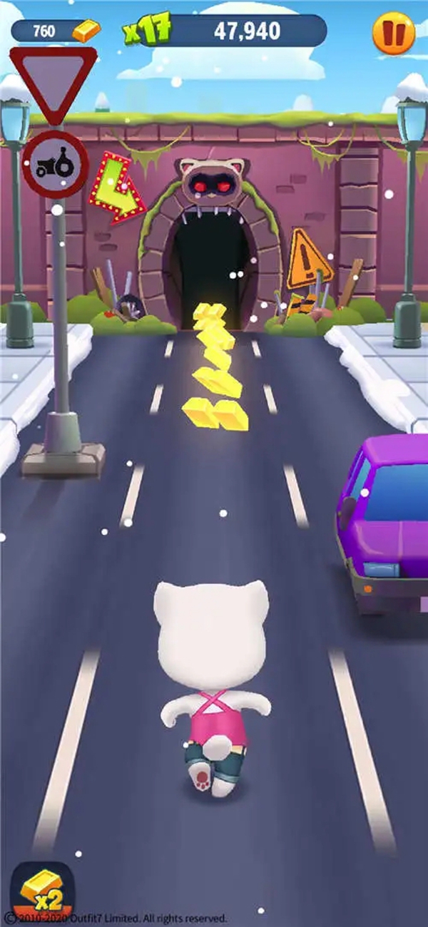 汤姆猫跑酷官方正版下载截图1