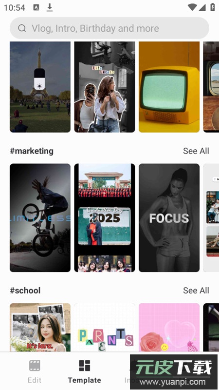 Spring剪辑app修改vip版截图5