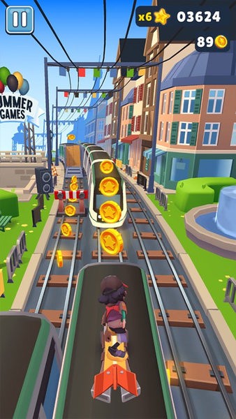 地铁跑酷雪地版最新版2025(Subway Surf)截图4