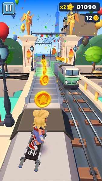 地铁跑酷国际服2025最新版(Subway Surf)截图3