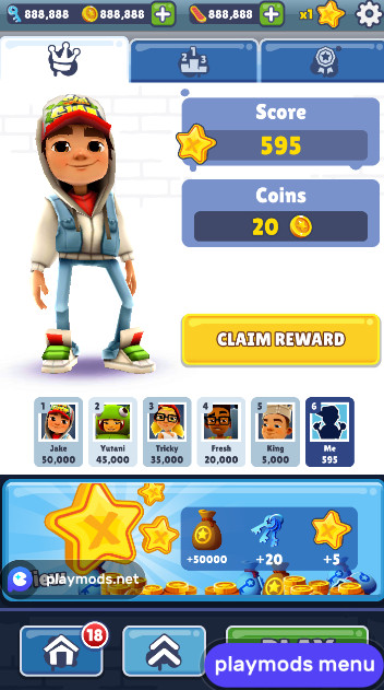 地铁跑酷地图切换2024最新版