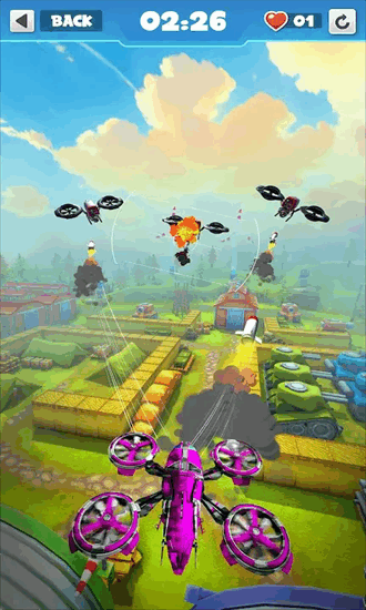 无人机战争打击游戏截图3