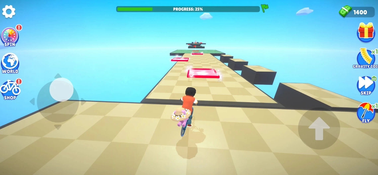 自行车跑酷挑战游戏