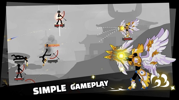 火柴人战争弓箭游戏(Stickfight Archer)截图1