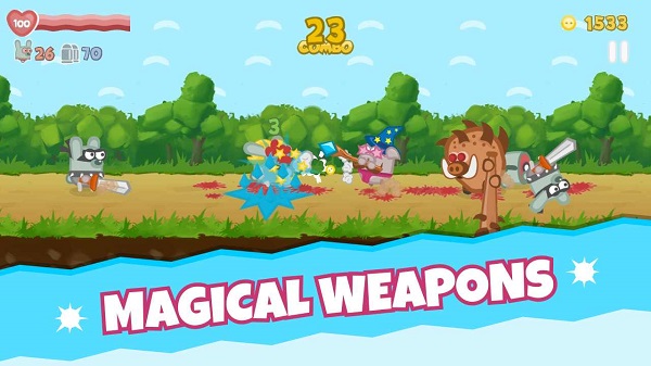 无双战斗小猪无限金币版(Bacon May Die)截图2