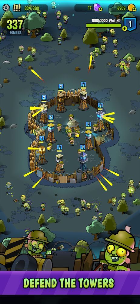 zombie towers僵尸塔防最新版