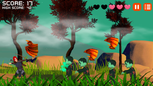 弓箭女猎人手游(Zombie Huntress)截图1