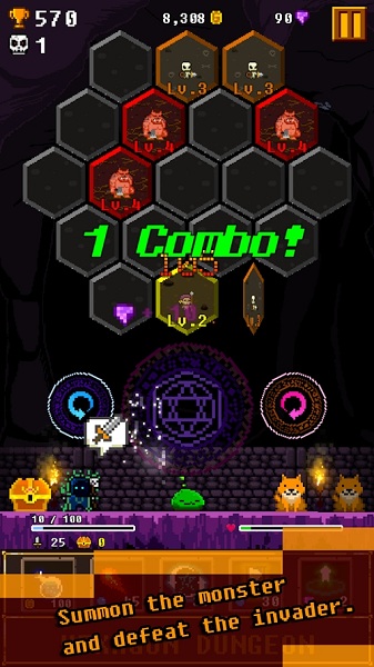 六角地牢汉化版(Hexagon Dungeon)截图1