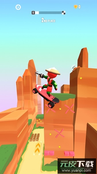 飞钩跑酷手游(Swing Loops)截图1