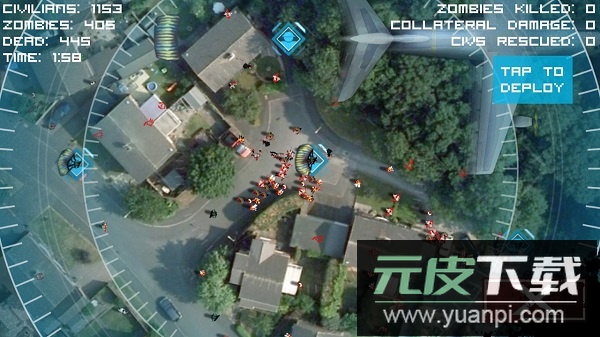 僵尸爆发模拟器汉化版(Zombie Sim)截图2