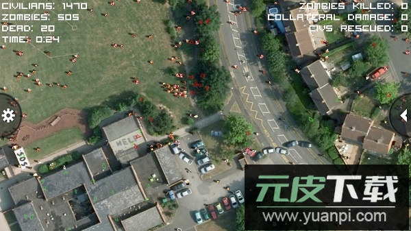 僵尸爆发模拟器汉化版(Zombie Sim)截图3