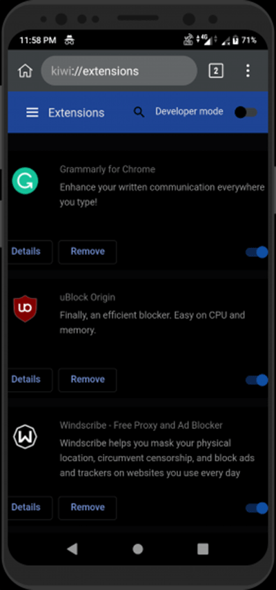 kiwi浏览器官方版截图2