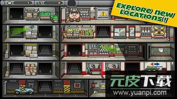 神偷鲍勃4无限币中文版(BobTheRobber4)截图1