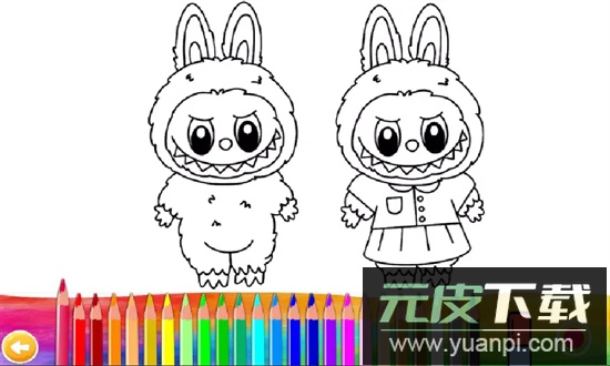 拉布布小画家官方版(Labubu Coloring)截图1