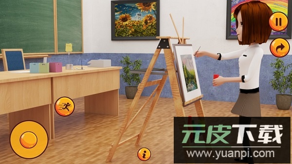 高中女生模拟器汉化版截图1