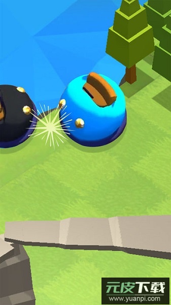 碰碰车大作战双人游戏截图3