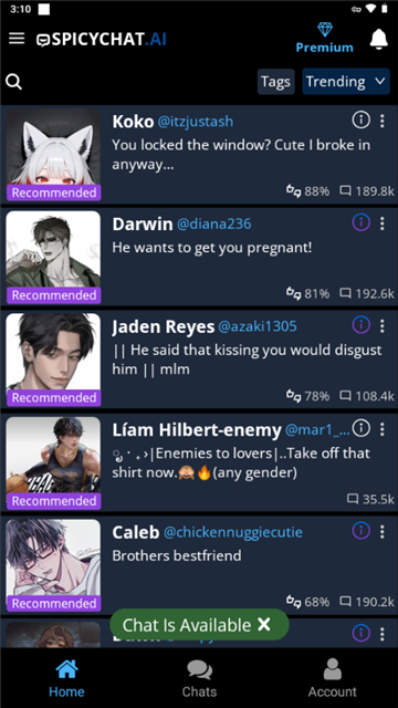 SpicyChat最新版本截图3