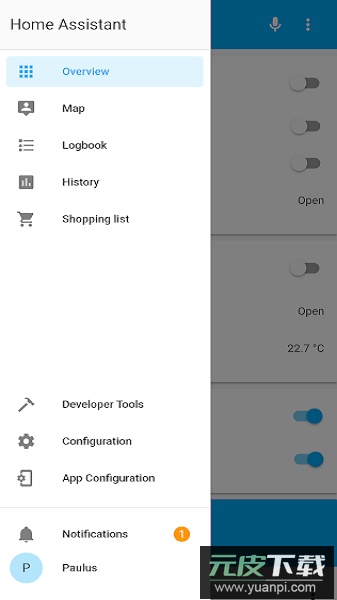 homeassistant手机客户端截图1