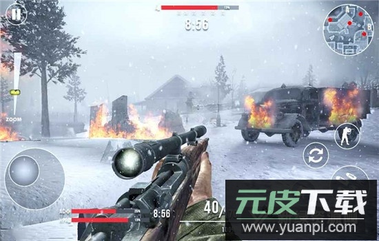 Battle Sniper二战狙击手召唤无限子弹金币版截图1