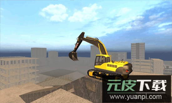挖掘机施工区游戏截图1