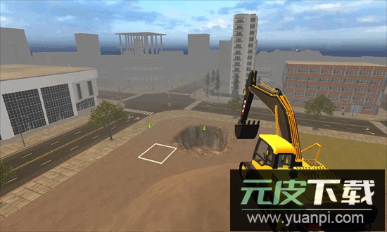 挖掘机施工区游戏截图2