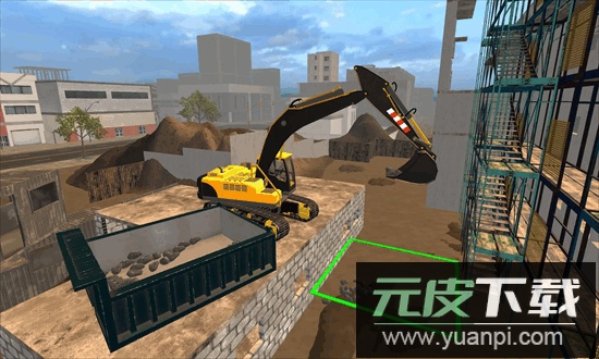 挖掘机施工区游戏截图3