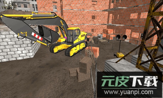 挖掘机施工区游戏截图4