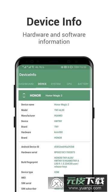 DeviceInfo设备信息app手机版截图3