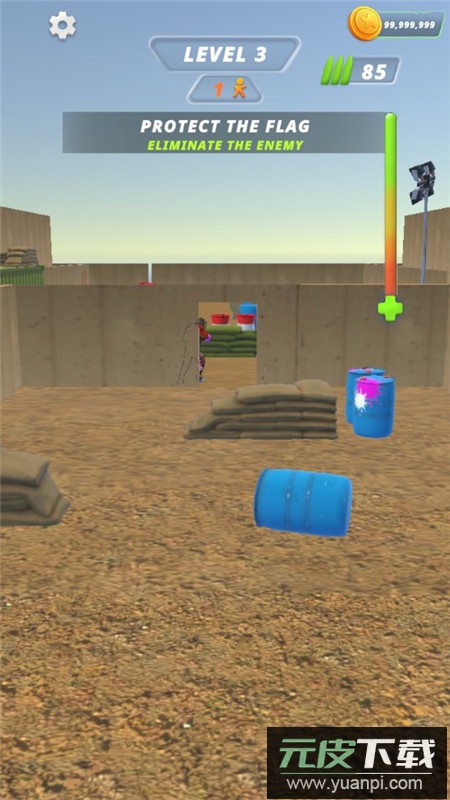 彩弹攻击3D无限金币存档版截图5