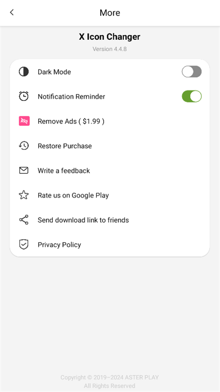 X Icon Changer软件无广告中文版截图2