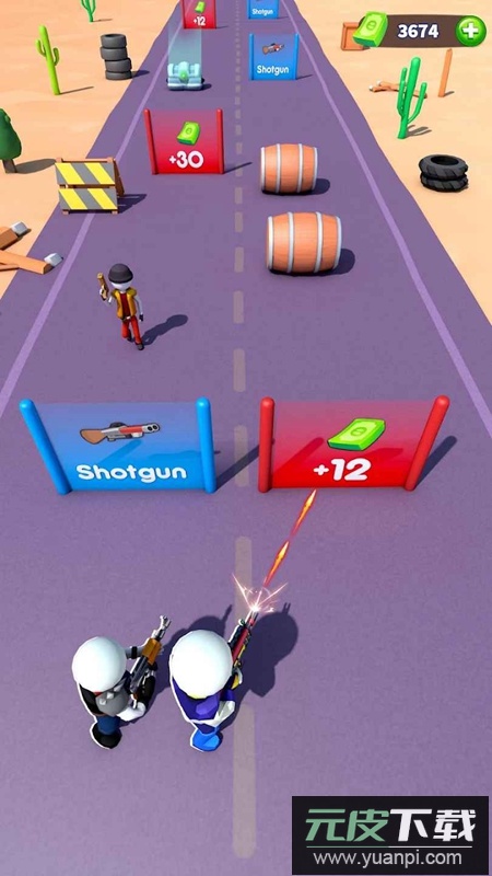 射击跑枪生存无限金币钻石最新版截图1