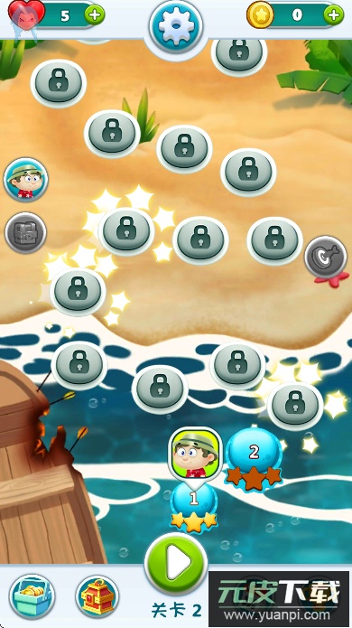 海滩泡泡龙游戏免费下载截图1