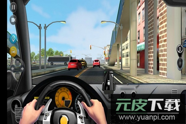 模拟疯狂出租车汉化版截图1