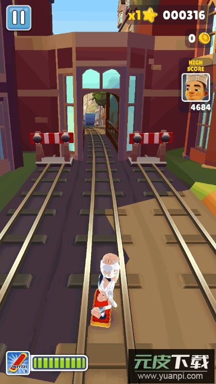 地铁跑酷殃毁是帅哥版本截图2