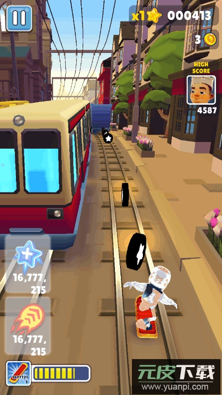 地铁跑酷殃毁是帅哥版本截图5