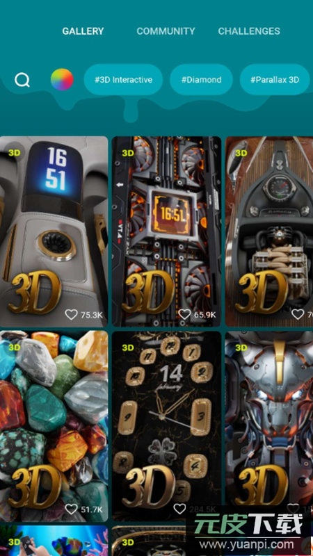 波浪动态壁纸app去广告版(Wave Live Wallpapers)截图2