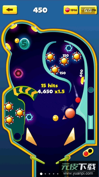 街机弹球全地图解锁截图1