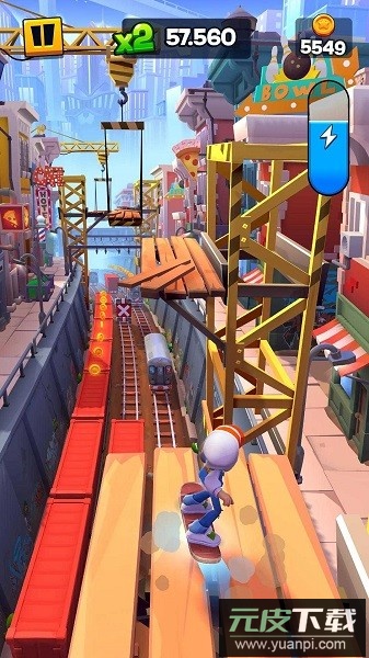 地铁跑酷滑板英雄最新版(Hoverboard Heroes)截图1