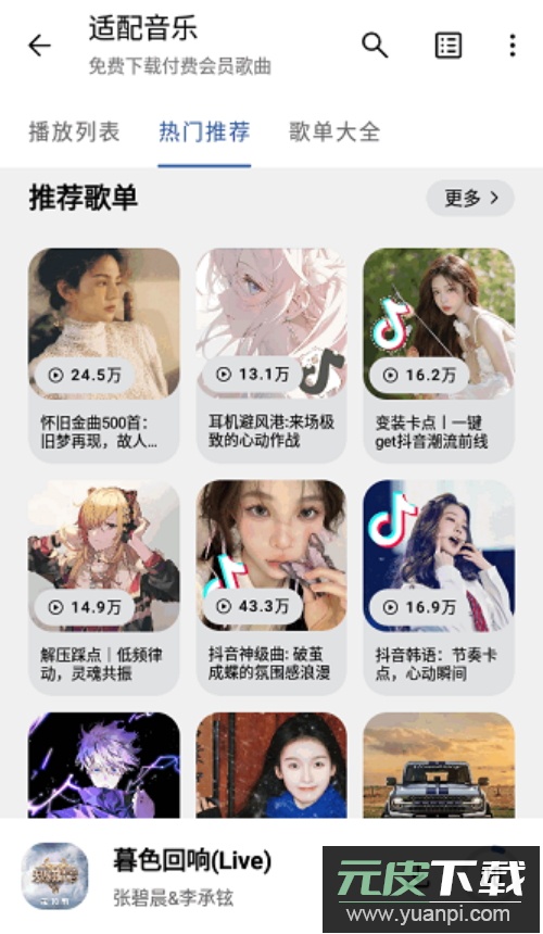适配音乐app最新版截图3