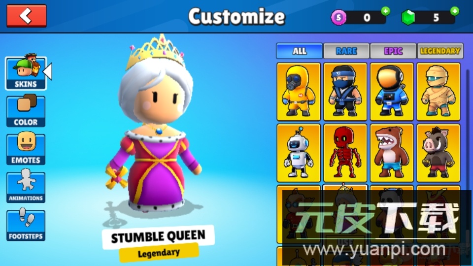 Stumble Guys多人大逃杀全皮肤解锁版截图2