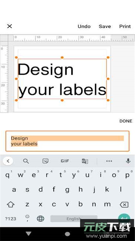 Pro Label Tool兄弟电缆标签打印软件安卓版截图4
