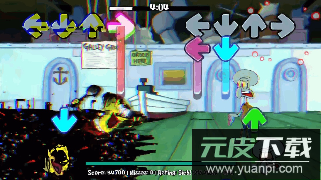 FNF错误化海绵宝宝之比奇堡的衰竭截图1