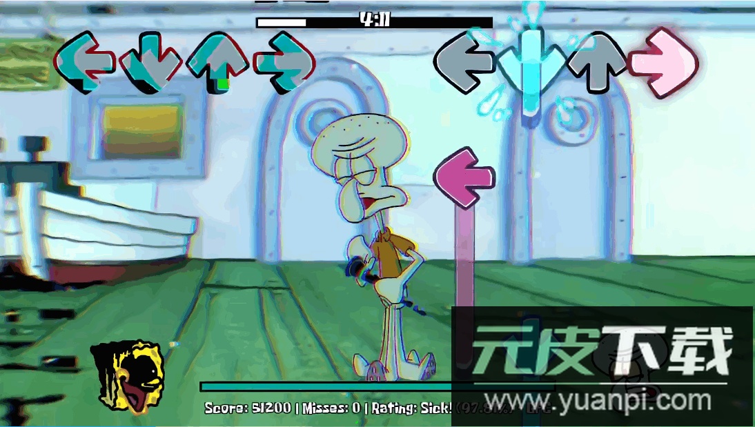 FNF错误化海绵宝宝之比奇堡的衰竭截图2